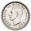1937-1944 Great Britain Silver 3 Pence George VI AU/BU