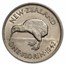 1937-1946 New Zealand Silver Florin George VI AU