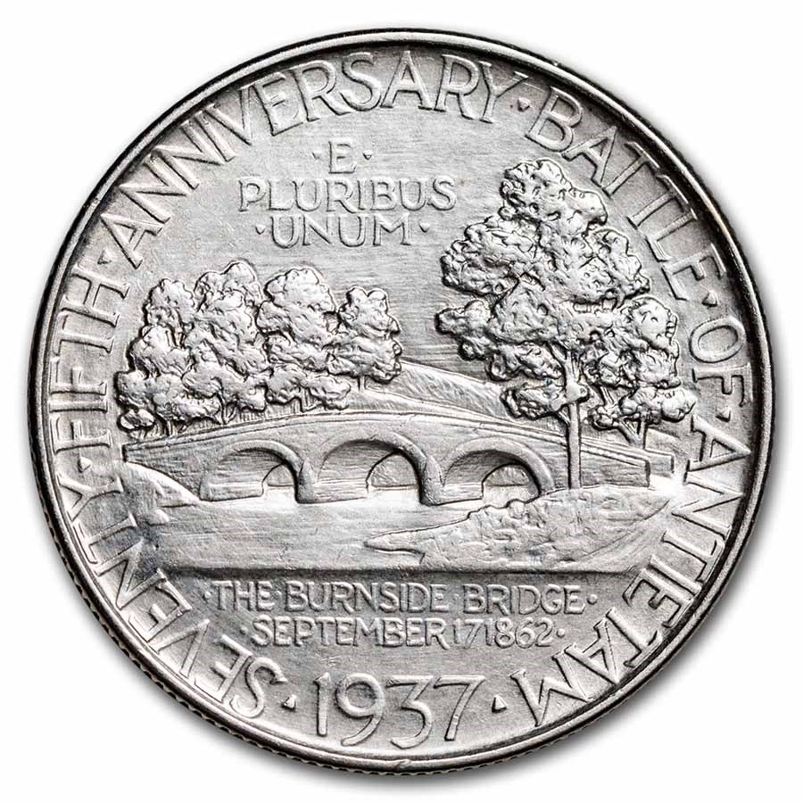 1937 Antietam Half Dollar Commem AU