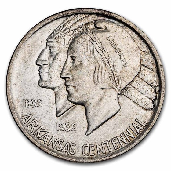 1937 Arkansas Centennial Half BU 1937 Arkansas Centennial Half BU
