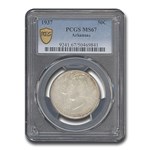 1937 Arkansas Half Dollar Commem MS-67 PCGS