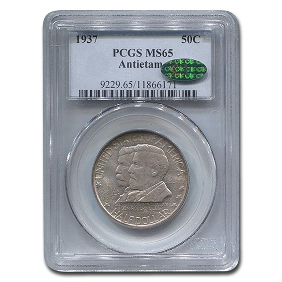 1937 Battle of Antietam Anniversary Half Dollar MS-65 PCGS CAC 1937 Battle of Antietam Anniversary Half Dollar MS-65 PCGS CAC