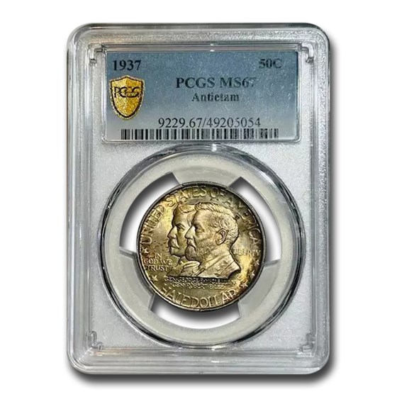 1937 Battle of Antietam Half Dollar Commem MS-67 PCGS 1937 Battle of Antietam Half Dollar Commem MS-67 PCGS