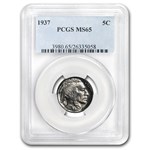 1937 Buffalo Nickel MS-65 PCGS