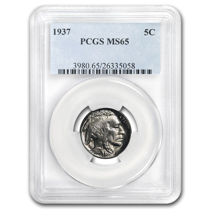 1937 Buffalo Nickel MS-65 PCGS