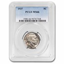 1937 Buffalo Nickel MS-66 PCGS