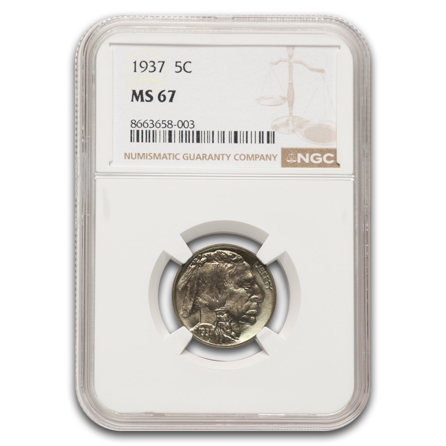 1937 Buffalo Nickel MS-67 NGC