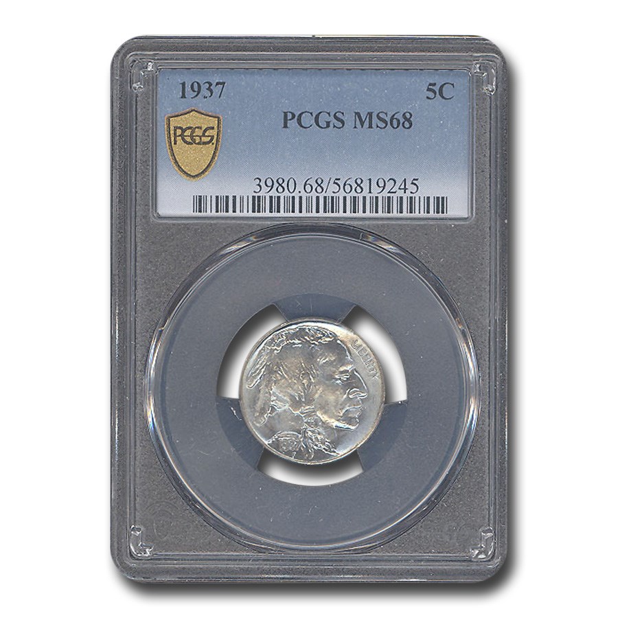 1937 Buffalo Nickel MS-68 PCGS