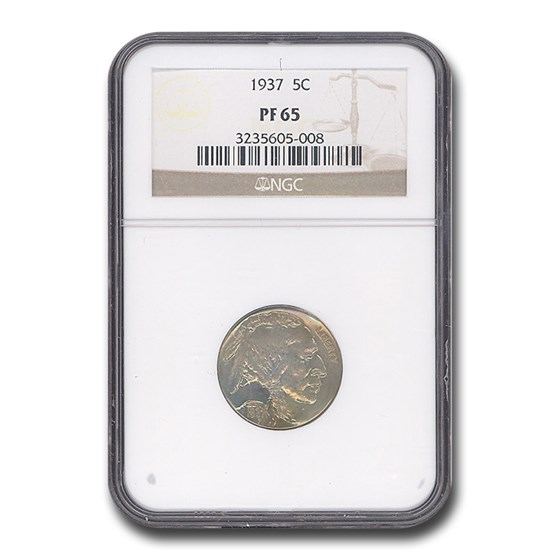 1937 Buffalo Nickel PF-65 NGC 1937 Buffalo Nickel PF-65 NGC
