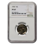 1937 Buffalo Nickel PF-67 NGC