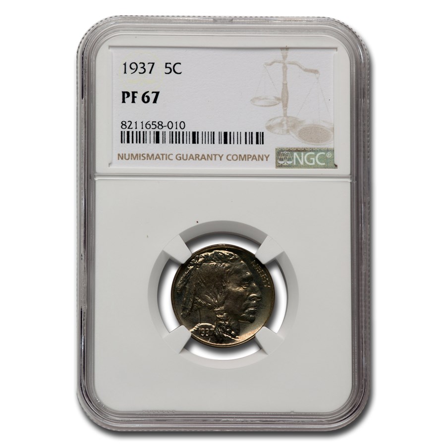 1937 Buffalo Nickel PF-67 NGC