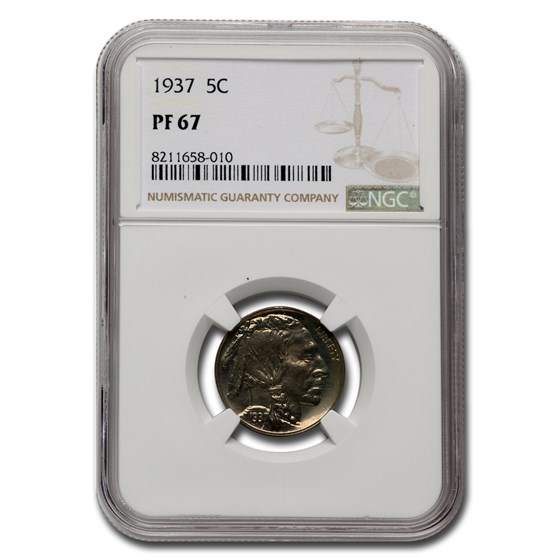 1937 Buffalo Nickel PF-67 NGC 1937 Buffalo Nickel PF-67 NGC