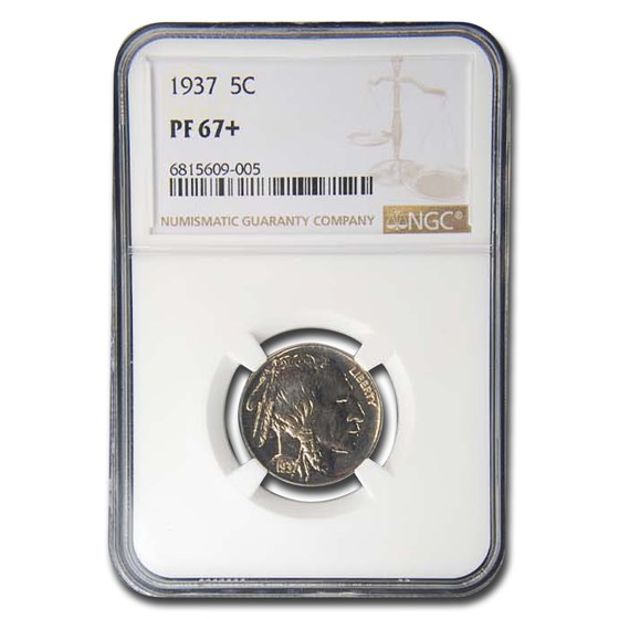 1937 Buffalo Nickel PF-67+ NGC 1937 Buffalo Nickel PF-67+ NGC
