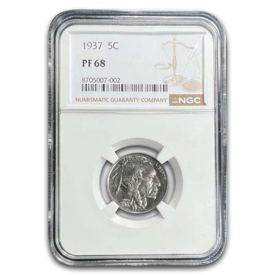 1937 Buffalo Nickel PF-68 NGC