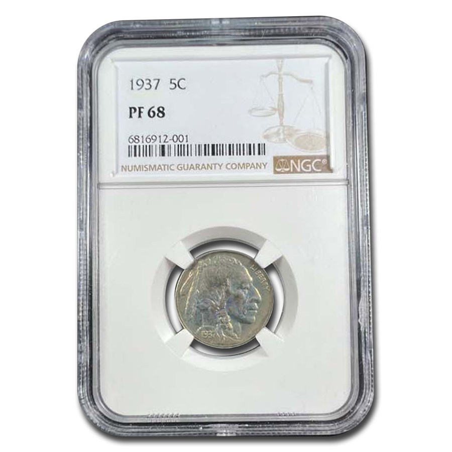 1937 Buffalo Nickel PF-68 NGC