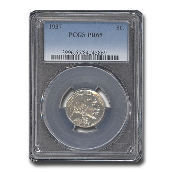 1937 Buffalo Nickel PR-65 PCGS 1937 Buffalo Nickel PR-65 PCGS