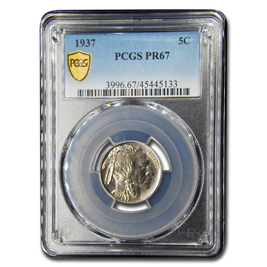 1937 Buffalo Nickel PR-67 PCGS