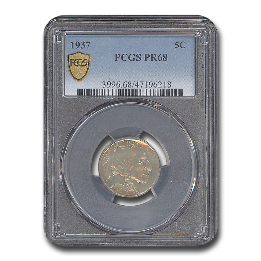 1937 Buffalo Nickel PR-68 PCGS