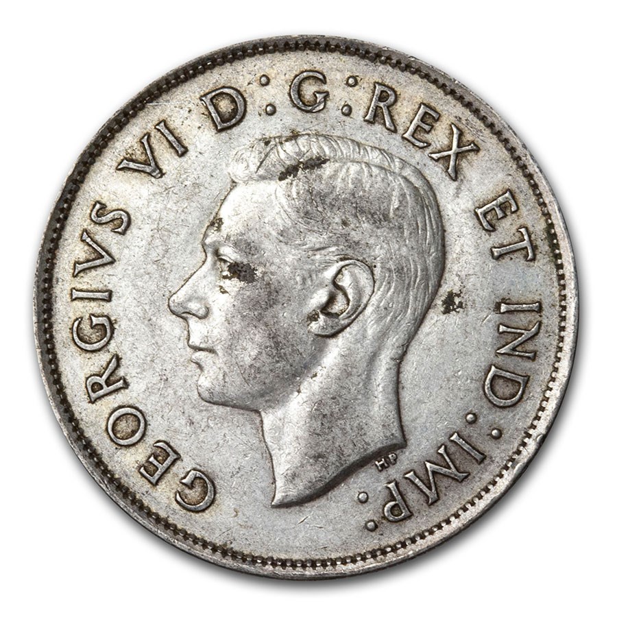 Buy 1937 Canada Silver 50 Cents George VI XF | APMEX