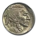 1937-D 3 Legged Buffalo Nickel AU-58 NGC CAC