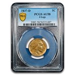 1937-D 3 Legged Buffalo Nickel AU-58 PCGS