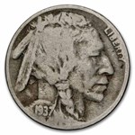 1937-D 3 Legged Buffalo Nickel Good