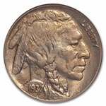 1937-D 3 Legged Buffalo Nickel MS-64 NGC