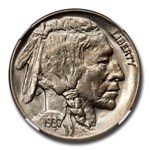 1937-D 3 Legged Buffalo Nickel MS-65 NGC (Green Label)