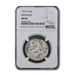 1937-D Arkansas Centennial Commemorative Half Dollar MS-66 NGC