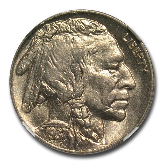1937-D Buffalo Nickel MS-66 NGC 1937-D Buffalo Nickel MS-66 NGC
