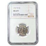 1937-D Buffalo Nickel MS-67+ NGC
