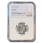 1937-D Buffalo Nickel MS-67 NGC