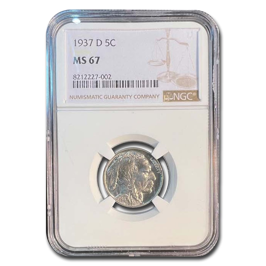 1937-D Buffalo Nickel MS-67 NGC