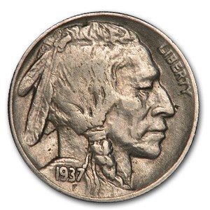 1937-D Buffalo Nickel XF
