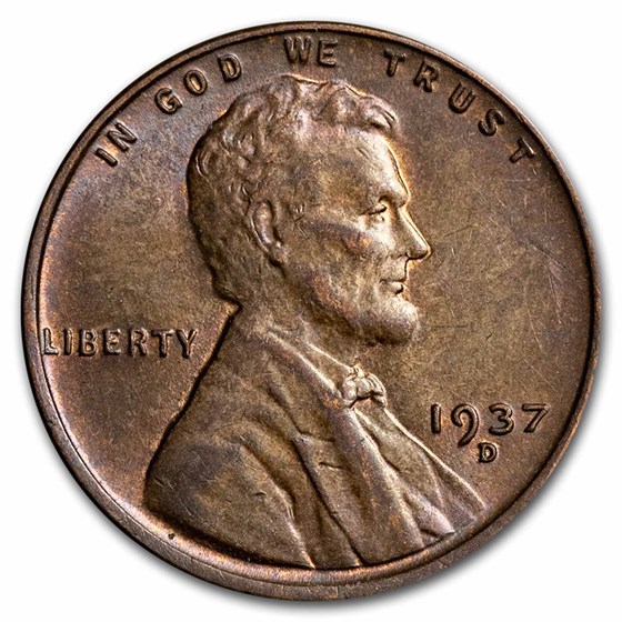 1937-D Lincoln Cent AU 1937-D Lincoln Cent AU