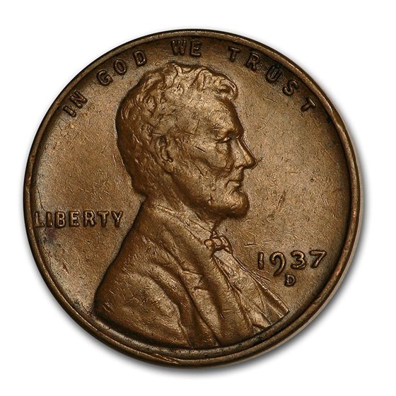 1937-D Lincoln Cent BU (Brown) 1937-D Lincoln Cent BU (Brown)