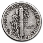 1937-D Mercury Dime Good/VF