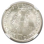 1937-D Mercury Dime MS-67 NGC (FB)