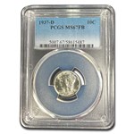 1937-D Mercury Dime MS-67 PCGS (FB)