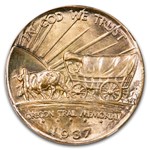 1937-D Oregon Trail Commemorative Half Dollar MS-67 NGC CAC