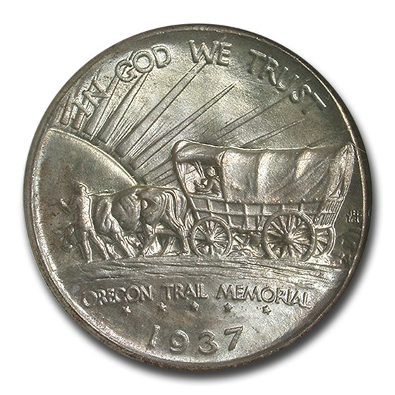 1937-D Oregon Trail Memorial Half Dollar MS-67 NGC 1937-D Oregon Trail Memorial Half Dollar MS-67 NGC