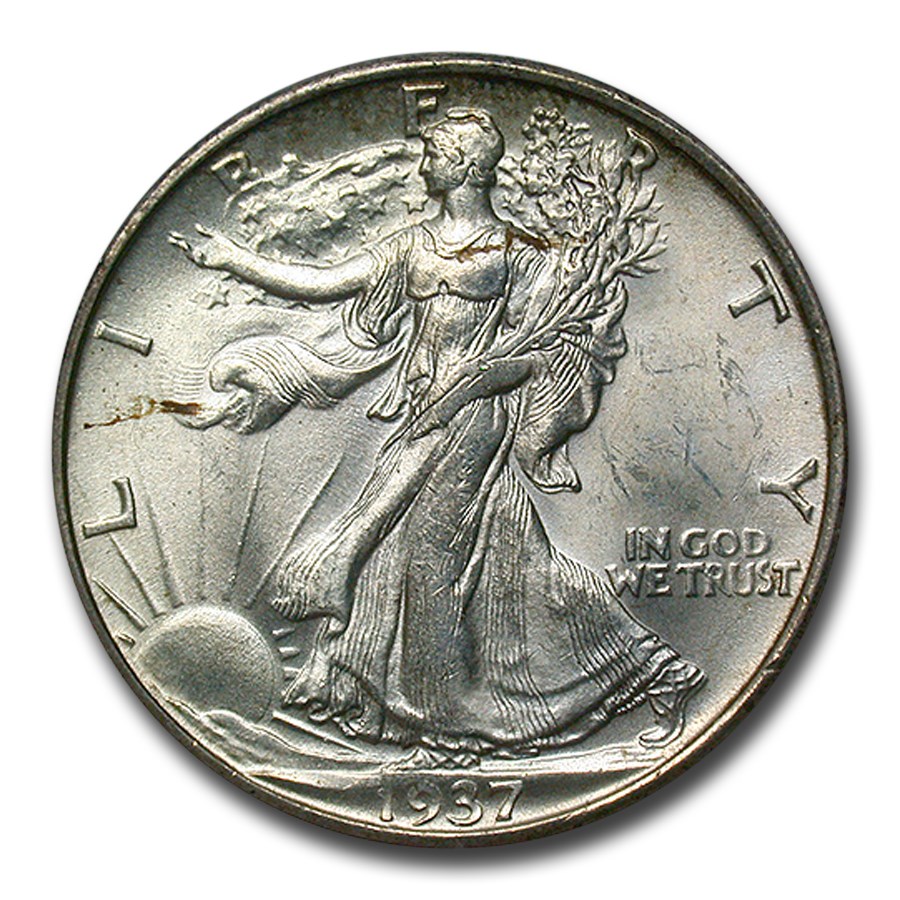 1937-D Walking Liberty Half Dollar MS-63 PCGS