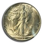 1937-D Walking Liberty Half Dollar MS-64 PCGS CAC