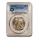 1937-D Walking Liberty Half Dollar MS-65 PCGS