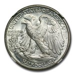 1937-D Walking Liberty Half Dollar MS-66 NGC