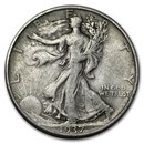 1937-D Walking Liberty Half Dollar VG/VF