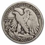 1937-D Walking Liberty Halves 20-Coin Roll Avg Circ