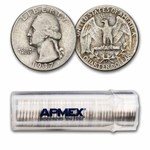 1937-D Washington Quarter 40-Coin Roll Avg Circ