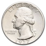 1937-D Washington Quarter AU