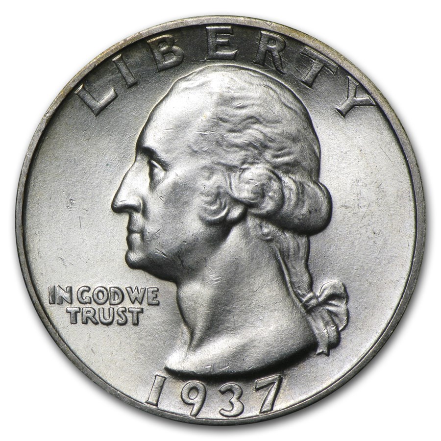 1937-D Washington Quarter BU
